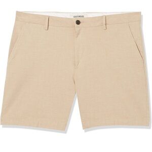 Goodthreads Men's Slim-Fit 7" Lightweight Comfort Stretch Oxford Short